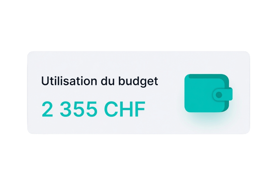 utilisation du budget